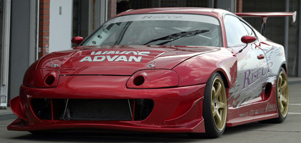 JZA80 SUPRA�i�X�[�v���j�p�G�A�� ���C�h�{�f�B�L�b�g �����C���[�W�摜�i�O������j�@�y�f���J�[�FRISE UP SUPRA GT-SR�z